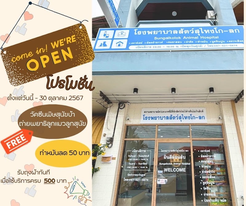 โรงพยาบาลสัตว์สุไหงโก-ลก Sungaikolok Animal Hospital