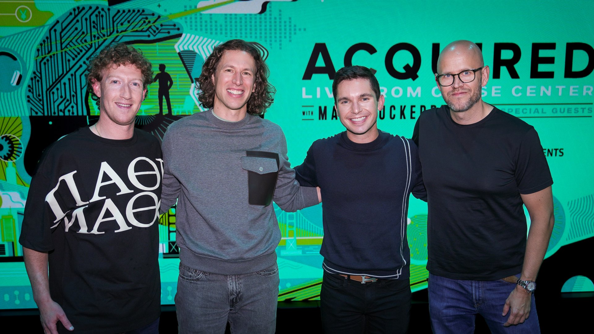 Acquired LIVE from Chase Center (with Daniel Ek, Emily Chang, Jensen Huang and Mark Zuckerberg)