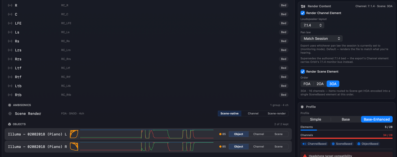 Orbit Pro Beta 1.4.0 and Esfera alpha — IAMF refinements and a browser-based spatial audio player