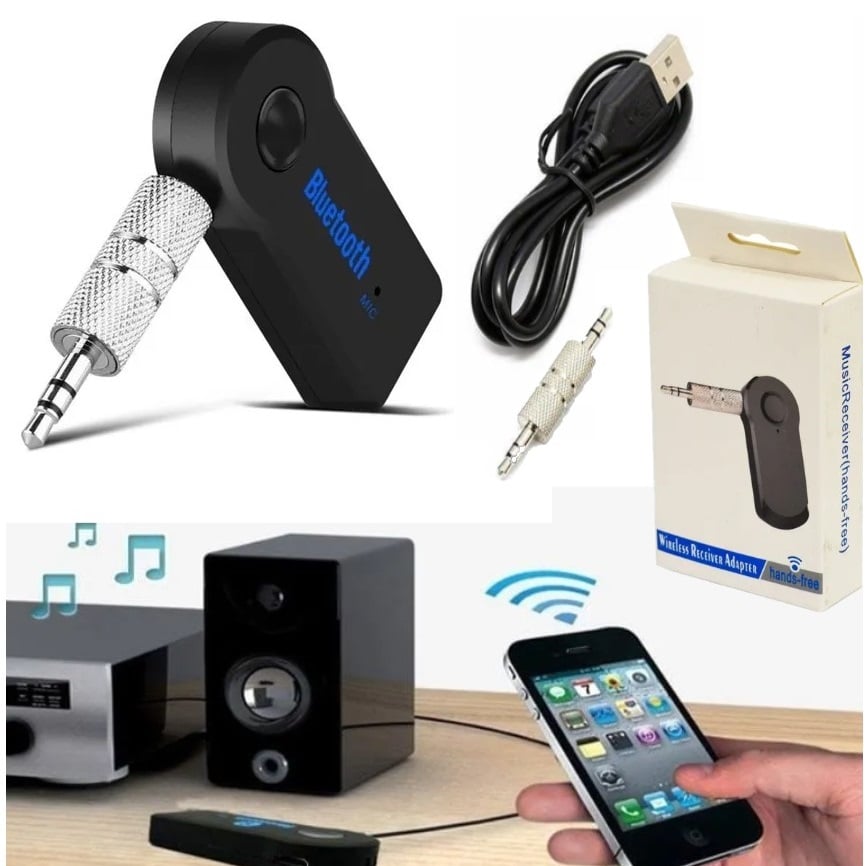 Receptor Audio adaptador Para Equipos Musicales, Auto, Etc M. Libres Sonido Audio