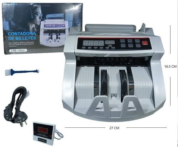 MAQUINA CONTADORA DE BILLETES VISOR TIME