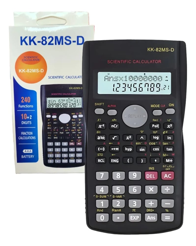 Calculadora Cientifica 240 Funcione Escolar Profesional