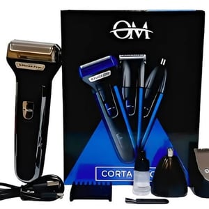 Máquina Corta Pelo Barba Nariz 3 En 1 Afeitadora Om