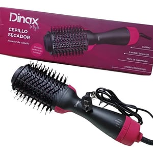 ( H ) Secador Con Cepillo Voluminizador Dinax Style 1000w Negro