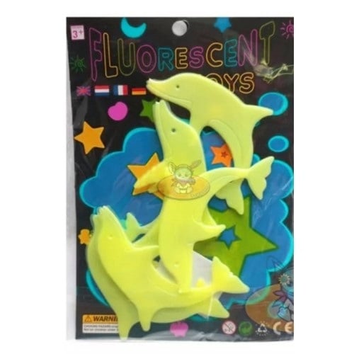 Figuras Fluorescentes Brilla En Oscuridad Modelo: X5 Delfines