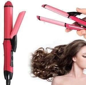 Planchita Buclera 2 En 1  Alisados Y Rulos