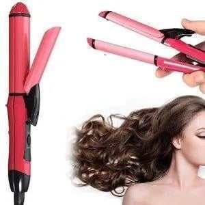 Planchita Buclera 2 En 1  Alisados Y Rulos