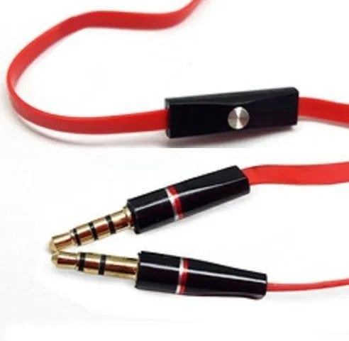 Cable Auxiliar Plug Con Microfono M.Libres Modelo V2