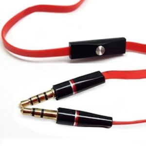 Cable Auxiliar Plug Con Microfono M.Libres Modelo V2