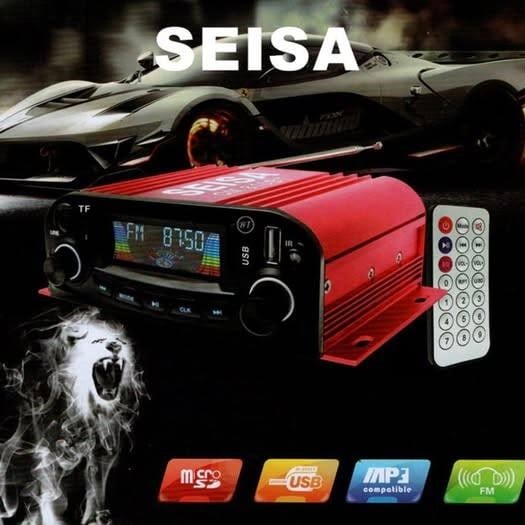 AMPLIFICADOR CON LCD BLUETOOTH SEISA QM-810BT /5WRMS/4OJMS/MP3/SD