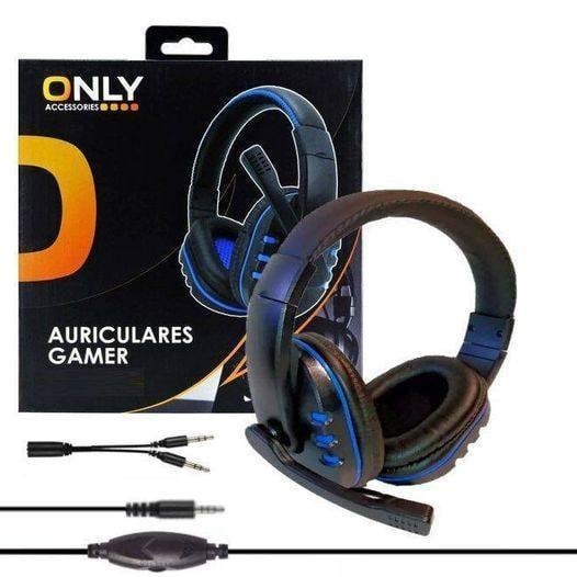 Auriculares Gamer Only G13  Con Mic.  Volumen  Ps4  Celulares  + Adaptador Pc