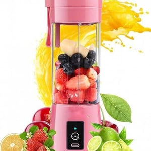 ( P ) Licuadora portátil Juice Seis Recargable  490ml USB Pica Hielo