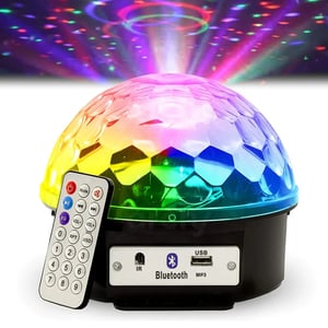 Lampara Led Luces Audioritmica Dj Efectos Media Esfera