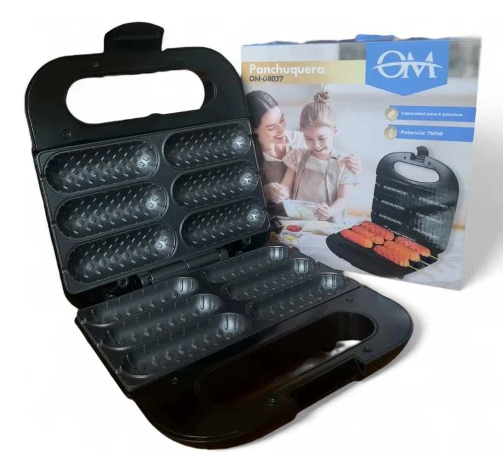 Panchuquera Electrica Para 6 Salchichas