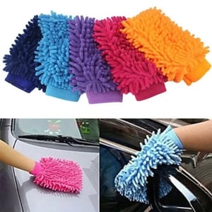 Guante Esponja Limpia Autos Microfibra