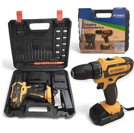 Taladro Atornillador Inalambrico Hytoshy 21v