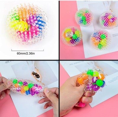 Squishy Pelota Premium Con Efectos Sensoriales