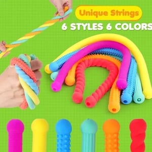 Víbora Elástica Sensorial Tpr Estirable mas de 200Cm 26Cm Antiestrés