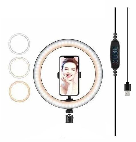 Aro De Luz Led Dimerizable Ancho 20cm Diam. 8"