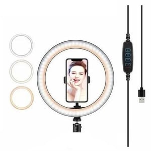 Aro De Luz Led Dimerizable Ancho 20cm Diam. 8"