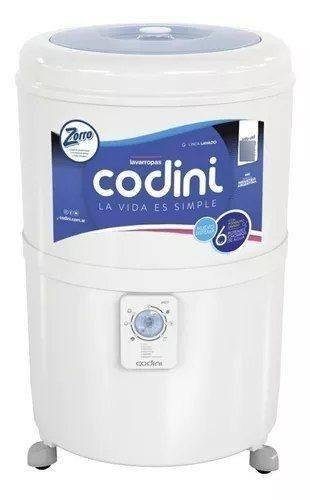 ( P ) Lavarropas Codini Silent  10kg 6 Programas De Lavado