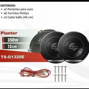 PARLANTE PARA AUTO 350W - TSG1320 - PLANTER