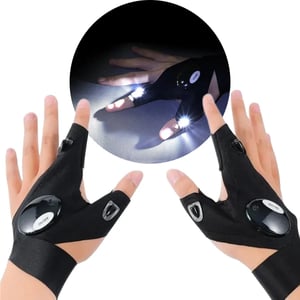 Guantes Linterna Led Para Actividades Nocturnas Campo Pesca