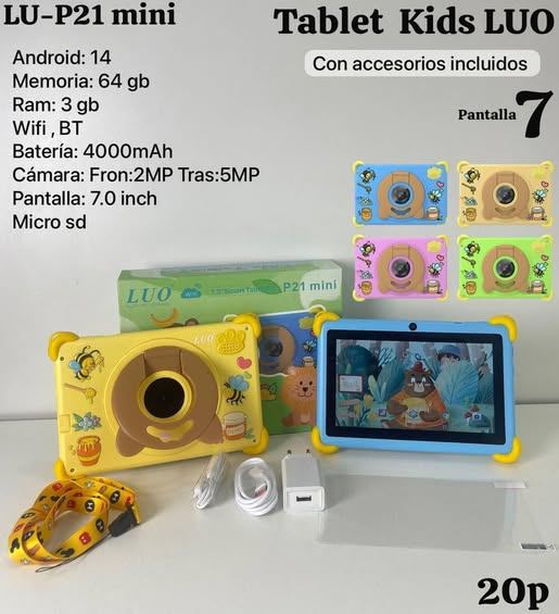 ( P ) MINI TABLET LUO P21 MINI* 7"PULGADAS