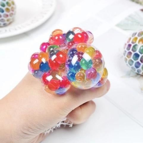 Squishy Pelota En Red Soft Grande 7Cm Con Orbis Hidrogel Multicolor Soft