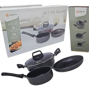Batería De Cocina Oryx Set De Ollas Set Ollas 4 Piezas Ck50a