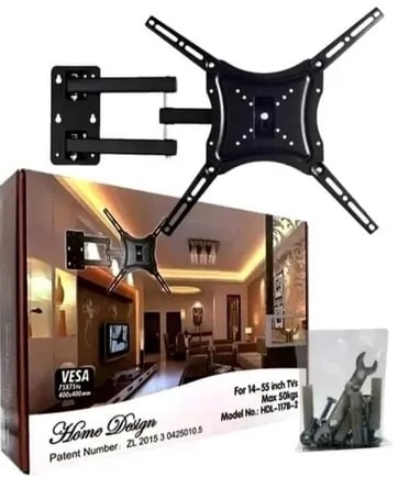 SOPORTE TV MOVIL CON BRAZO 55P