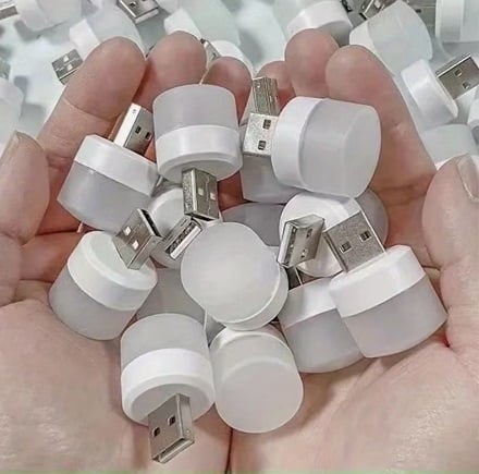 Mini Luz Nocturna USB Cálida Protección Ocular Lámpara de Lectura USB