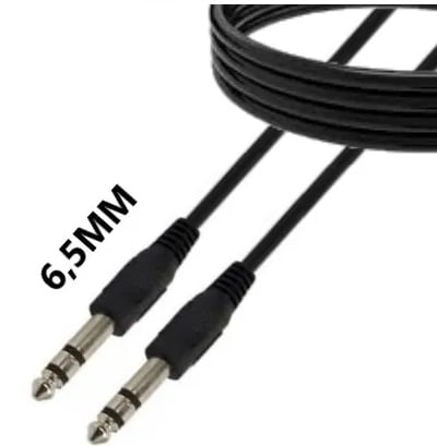 Cable Jack Plug 6,3mm Stereo A 6,3mm Auxiliar 3 Metros auxiliar