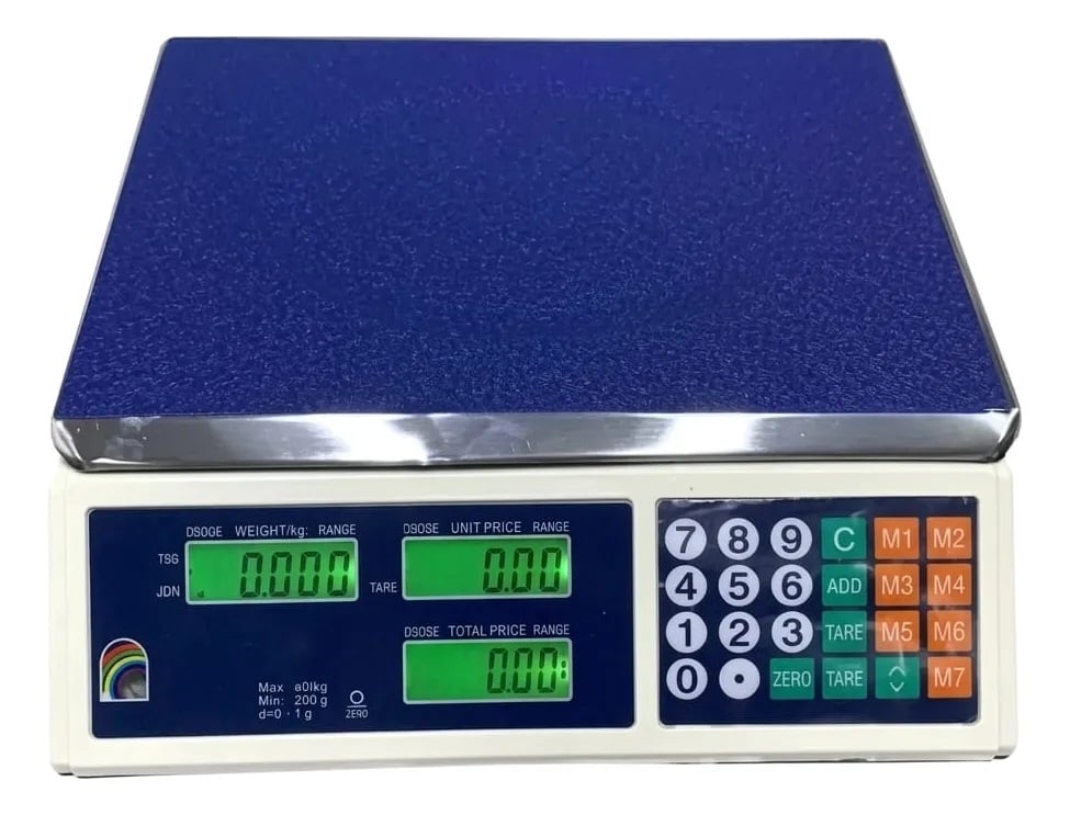 Balanza Digital Comercial 40kg Con Cálculo De Precio
