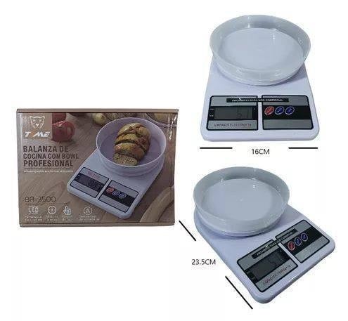 Balanza De Cocina Con Bowl Time Hasta 10 Kg
