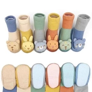 Pantumedias Calcetines  Para Bebes Media Suela  12Cm  - 13 cm  Antideslizante