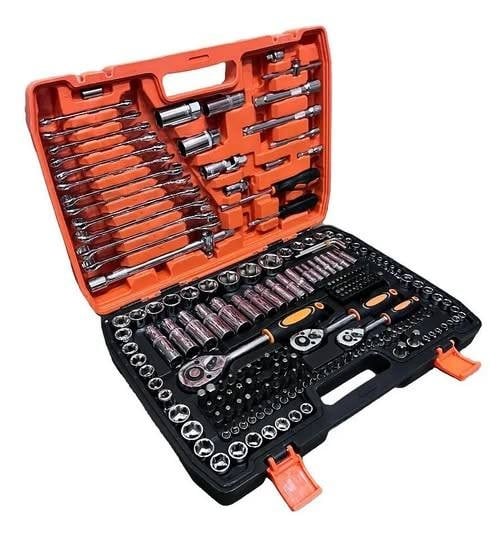 Juego Set De Tubos Bocallaves 216 Piezas Enc ¼ ½ 3/8 Prof