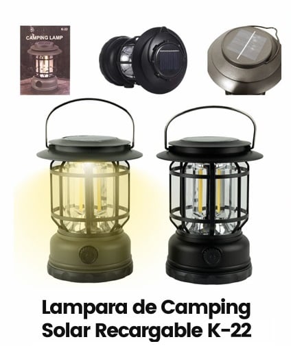 lampara camping recargable