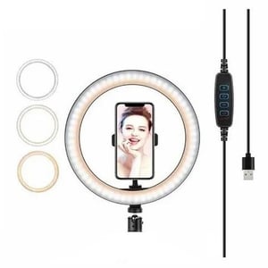 Aro De Luz Led Dimerizable Ancho 26cm Diam. 10P