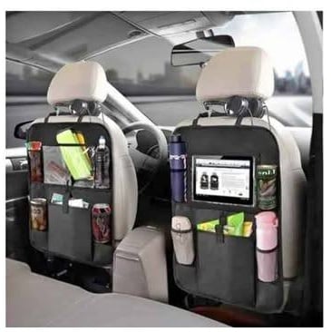 Organizador asiento auto porta celular o tablet