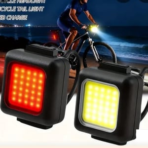 KIT LUZ DELANTERA Y TRASERA RECARGABLE