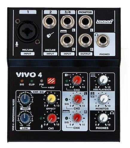 SUPER COMBO  MIC CONDENSER SOPORTE ARAÑA  y CONSOLA 4 ENTRADAS