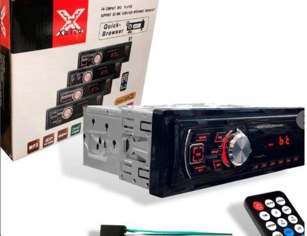 STEREO PARA AUTO XBTOD  -FM / AM -USB -CABLE AUXILIAR -TARJETA DE MEMORIA -BLUETOOTH