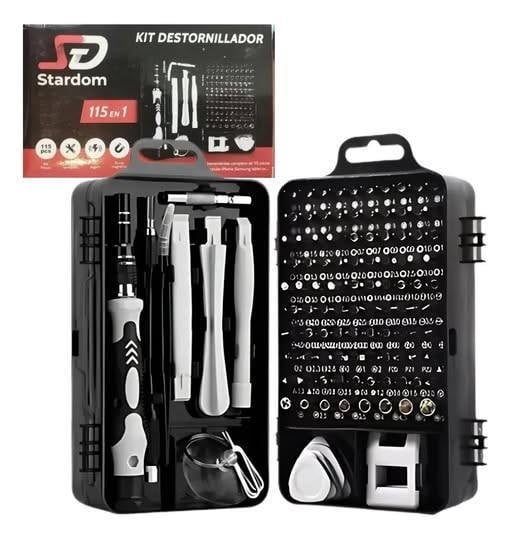 Kit Destornillador 115 En 1 Stardom EL MAS COMPLETO