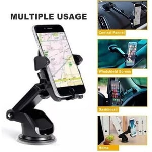 Soporte Celular Auto Reforzado 360 Clase 2 Suono 2 Ejes + Brazo Extensible