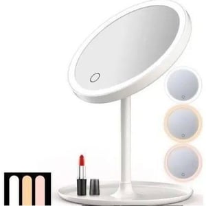 Espejo con luz recargable