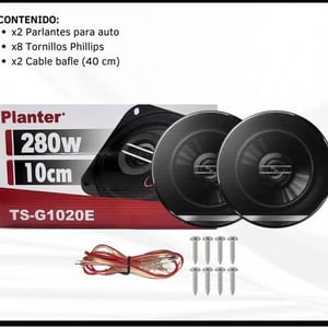 Parlantes Para Auto 2 Vias Coaxiales Set X2 280w Ts-g1020e