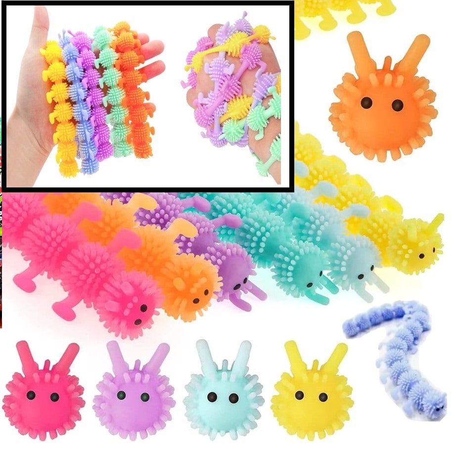 Squishy Ciempiés Ojitos Tpr Estirable mas de 120Cm 26Cm Antiestres