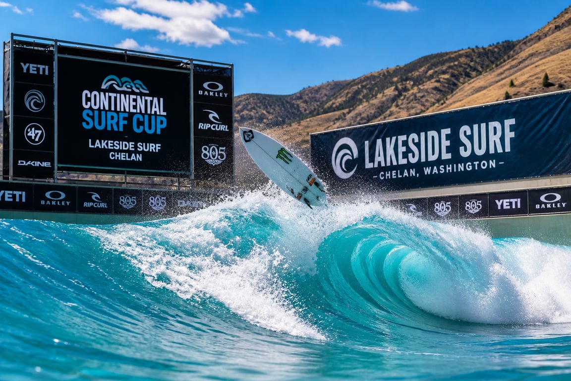 Team USA vence Continental Surf Cup na piscina