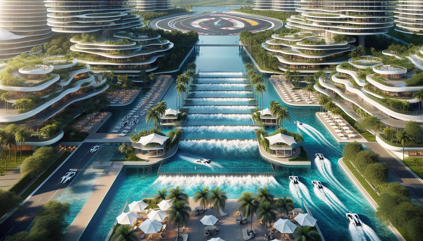 Surf e velocidade unidos em megaempreendimento global